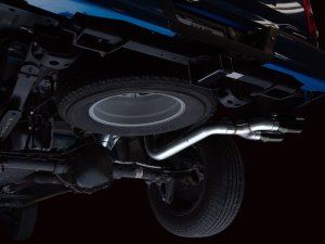 Ford F150 Performance Exhaust - Dual Side Exit - AWE Tuning - 0FG Cat Back - Diamond Black - `21-`27